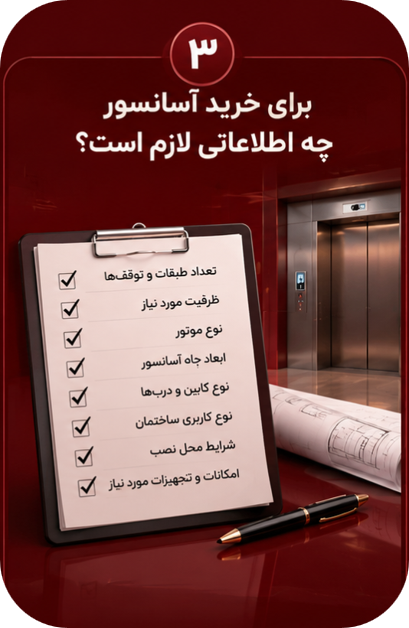 برای خرید آسانسور چه اطلاعاتی لازم است